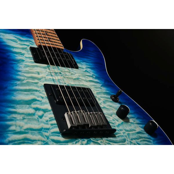Schecter PT Pro Trans Blue Burst