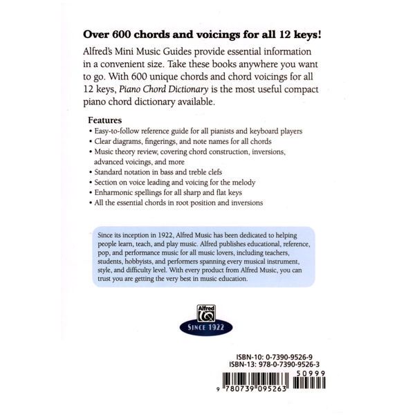 Alfred Music Publishing Piano Chord Dictionary