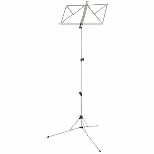 K&M 101 Music Stand Nickel Colored