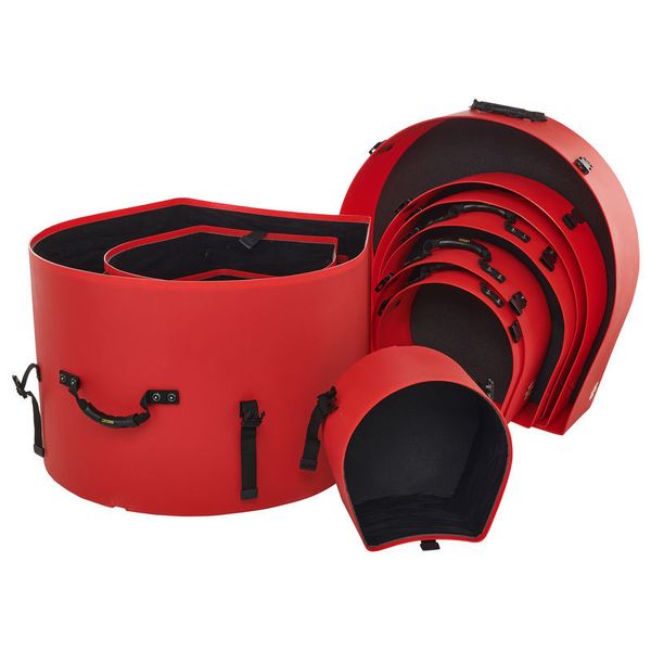 Hardcase HRockFus6 F.Lined Set Red