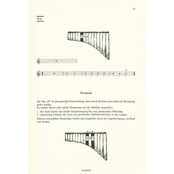 Zimmermann Verlag Schule für Panflöte