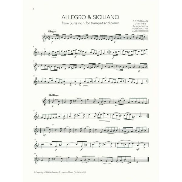 Boosey & Hawkes First Repertoire Pieces Trump