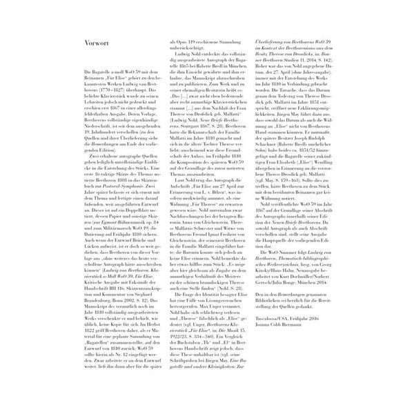 Henle Verlag Beethoven Für Elise