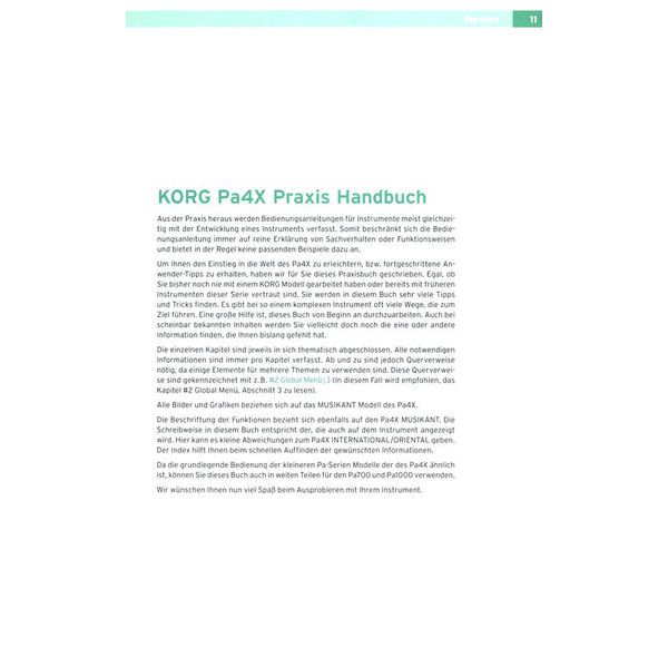 Korg PA-4X Praxishandbuch