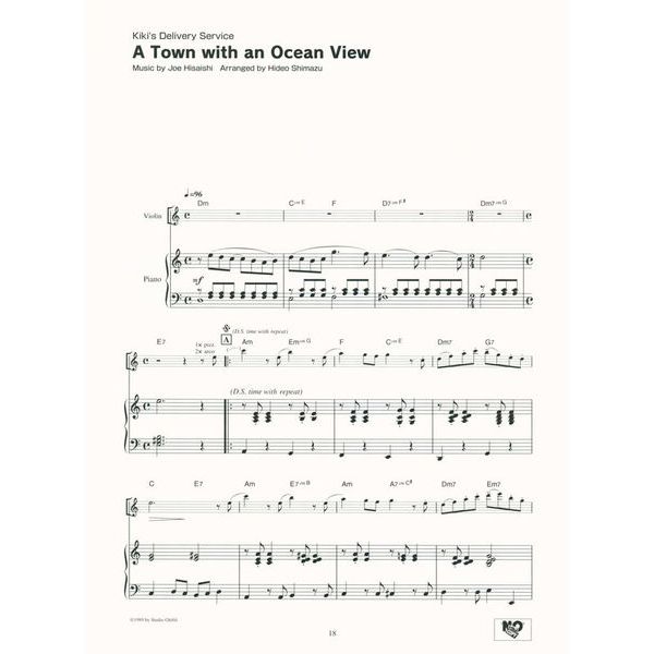 Yamaha Music Entertainment  Studio Ghibli Songs Violin Int