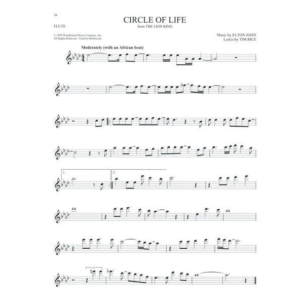 Hal Leonard 101 Disney Songs Flute