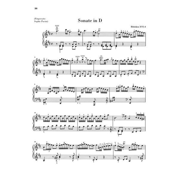 Henle Verlag Haydn Kleine frühe Sonaten