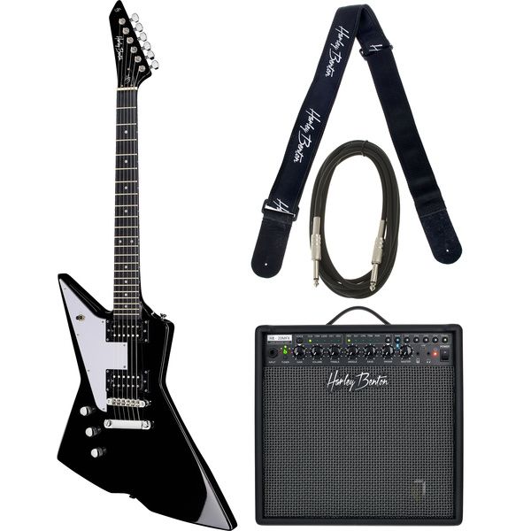 Harley Benton Extreme-76LH BK Bundle