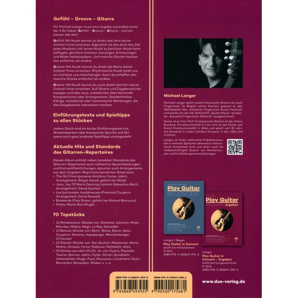 Edition Dux Play Guitar In Concert Zugaben