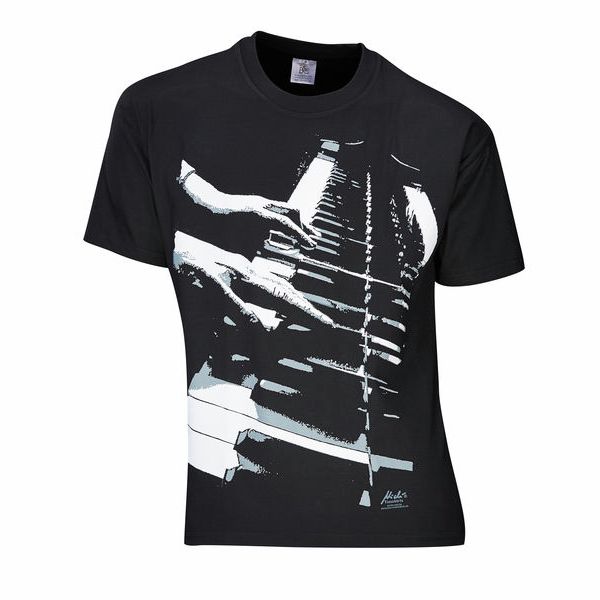 Rock You T-Shirt Piano Hands Lizenz M