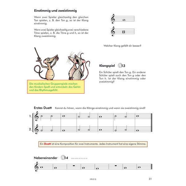 Horst Rapp Verlag Blser-Team 1 Flute