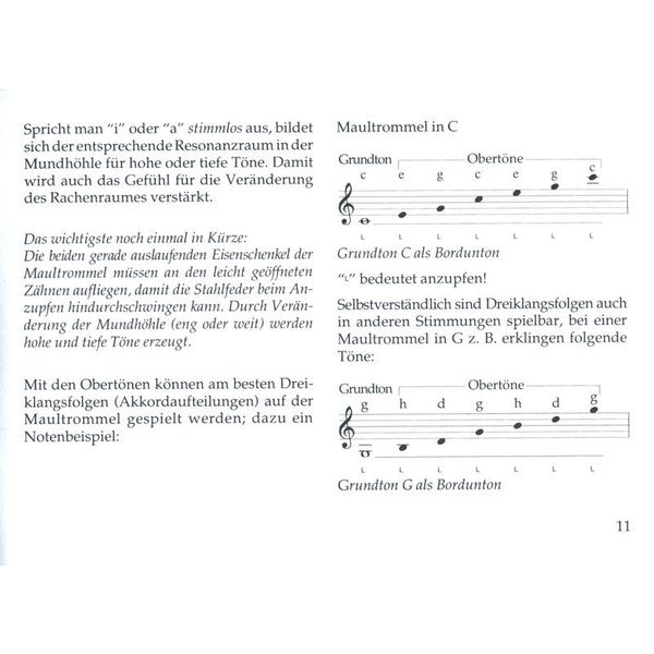 Musikverlag Preissler Musizieren auf der Maultrommel
