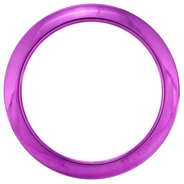 Bass Drum O's 4" Purple Chrome round HCP4
