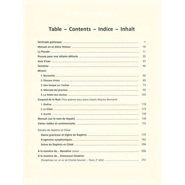 Editions Durand Ravel uvres Pour Piano