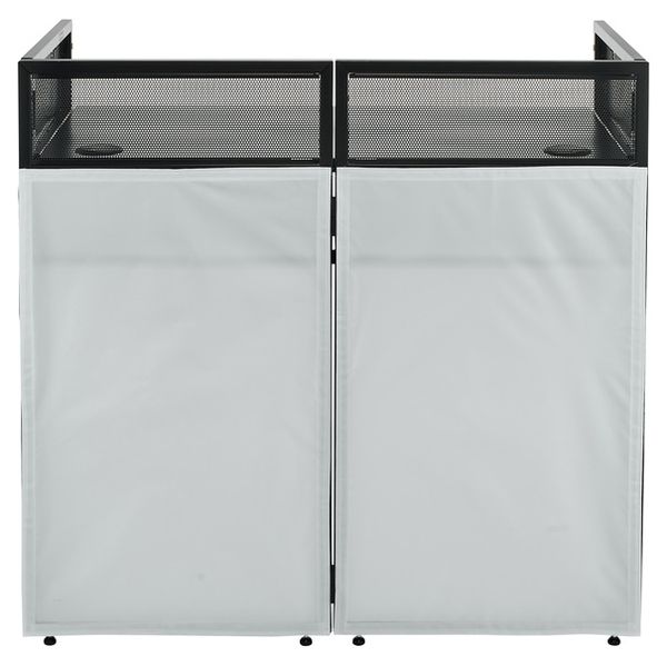 Roadworx DJ Table White Shelf