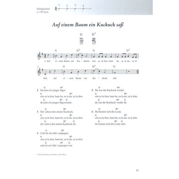 Schott Kinderliederbuch Ukulele