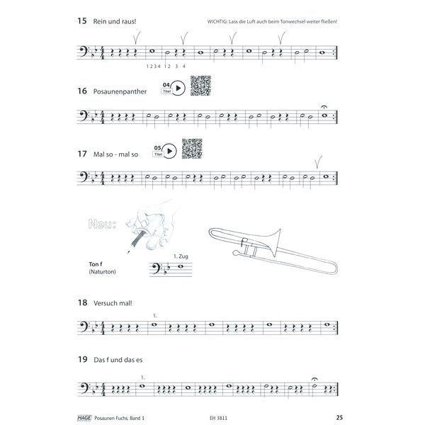 Hage Musikverlag Posaunen Fuchs 1