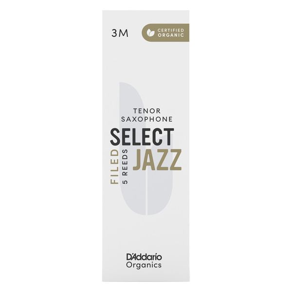 DAddario Woodwinds Organic Sel. Jazz Filed TEN 3M