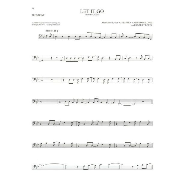 Hal Leonard 101 Disney Songs Trombone