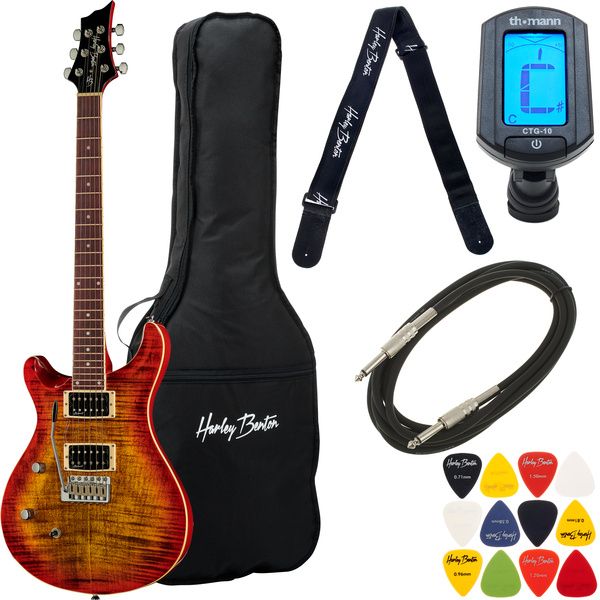Harley Benton CST-24T LH Paradise Fla Bundle