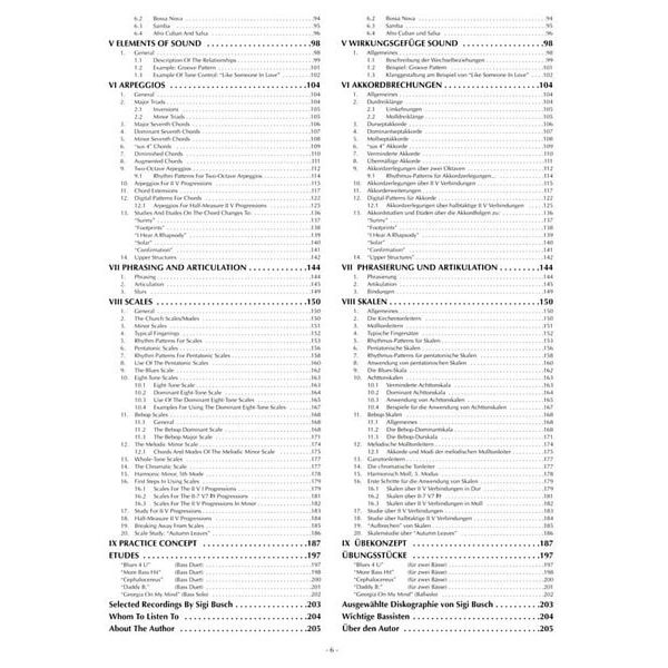 Advance Music Jazz Bass Compendium