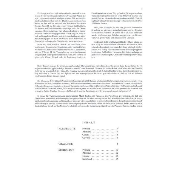 Edition Hug Purcell Leichte Spielstücke