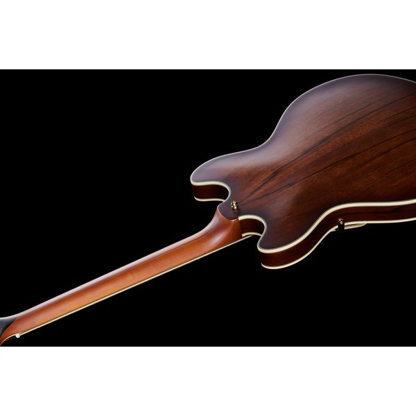 DAngelico Deluxe DC Satin Brown Burst