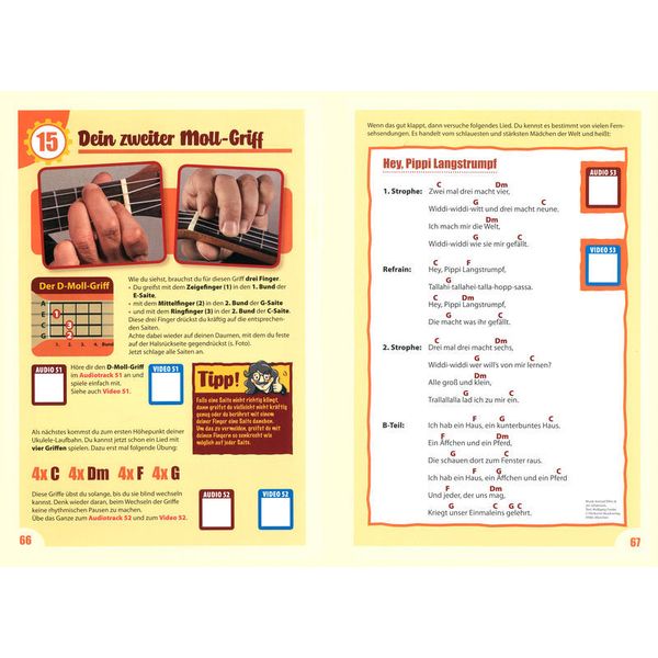 Voggenreiter Kinder-Ukulelenbuch