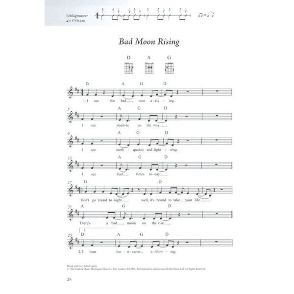 Schott Rock & Pop Fetenbuch Gitarre 2