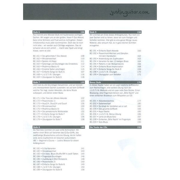 Bosworth Justinguitar.com Gitarrenkurs