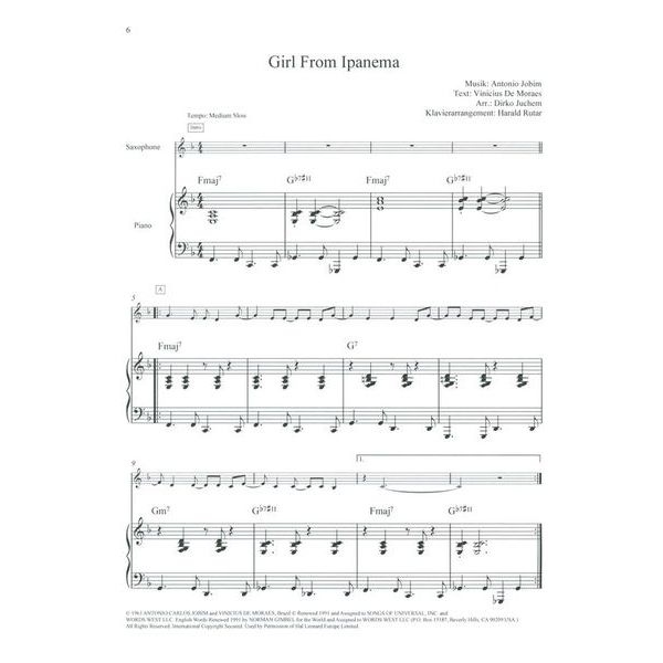 Schott Latin Standards Alto Sax