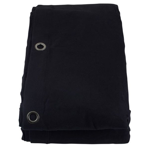 Stairville Curtain 160g/m 6.0x5.0m Bk