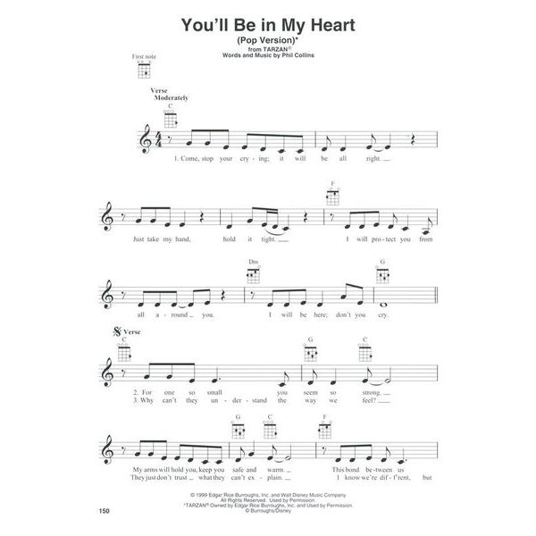 Hal Leonard First 50 Disney Songs Ukulele