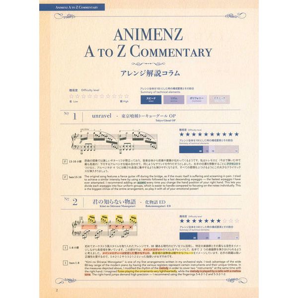 Yamaha Music Entertainment  Animenz Popular Anime Songs 2