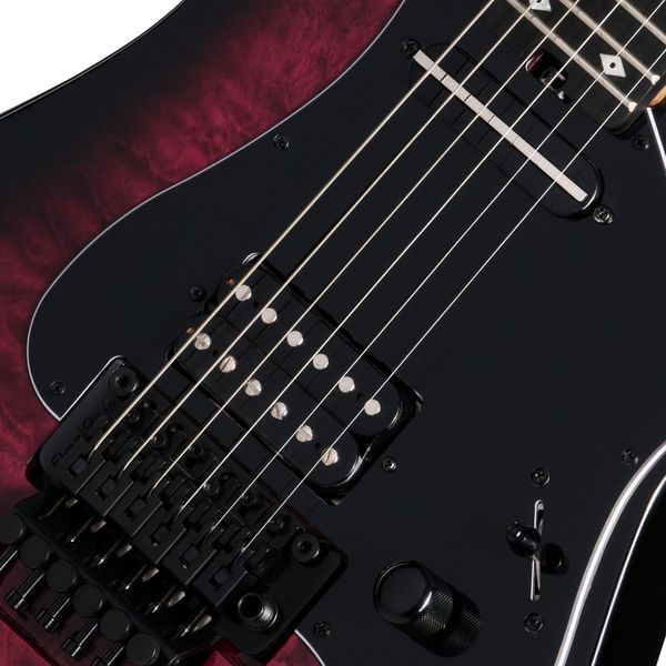 Kramer Guitars Volante Quilt HSFR Magenta B.