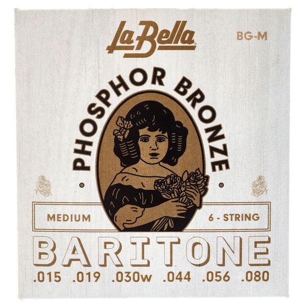 La Bella BG-M Phosphor Bronze Baritone
