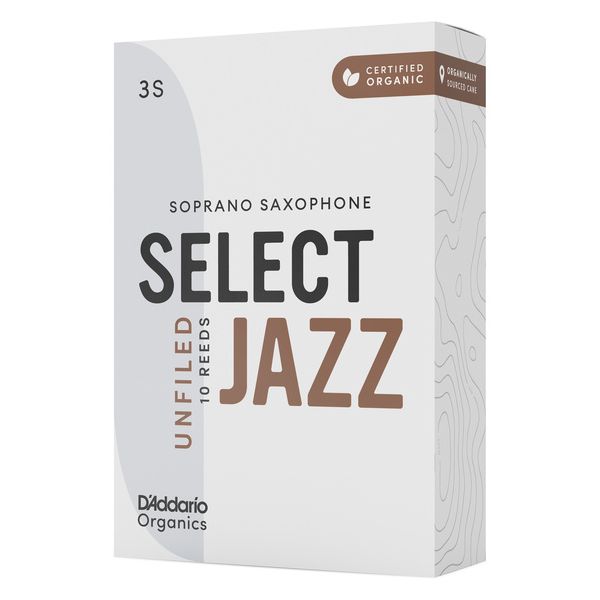 DAddario Woodwinds Organic Sel. Jazz Unf. SOP 3S