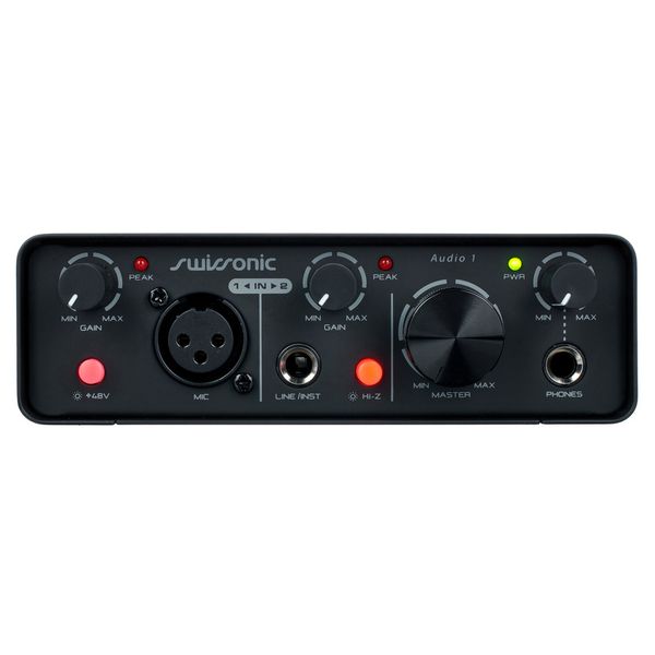 Swissonic Audio 1 Recording Bundle