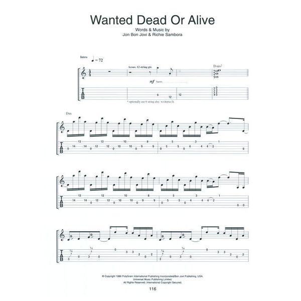 Wise Publications Bon Jovi Best Of