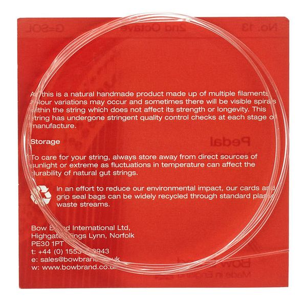 Bow Brand Pedal Nat. Gut 2nd G No.13