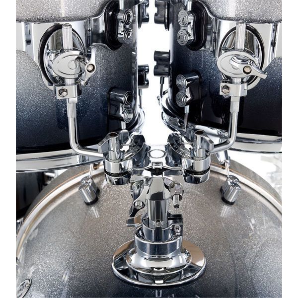 DW PDP CM7 Silver to Black