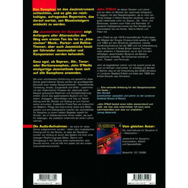 Schott Jazzmethode A-Sax