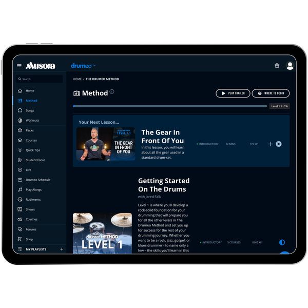 Drumeo Drumeo+ Annual Membership