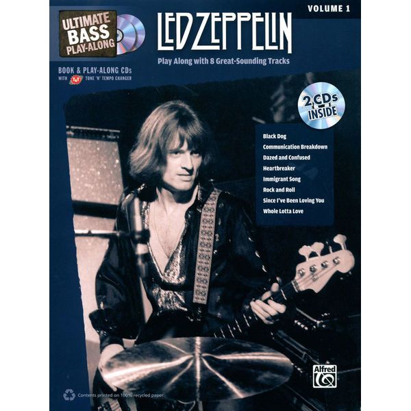 Alfred Music Publishing Led Zeppelin Bass Play-Along 1