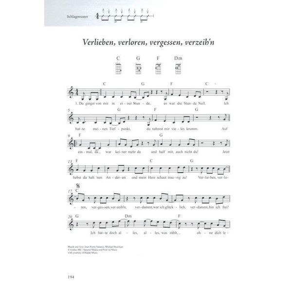 Schott Schlagerbuch Alt und Jung Uku