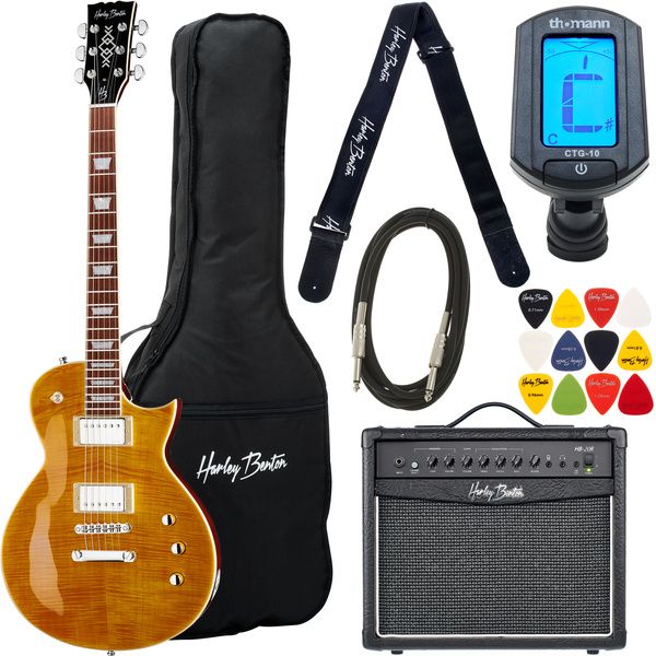 Harley Benton SC-Custom III Lemon Fla Set