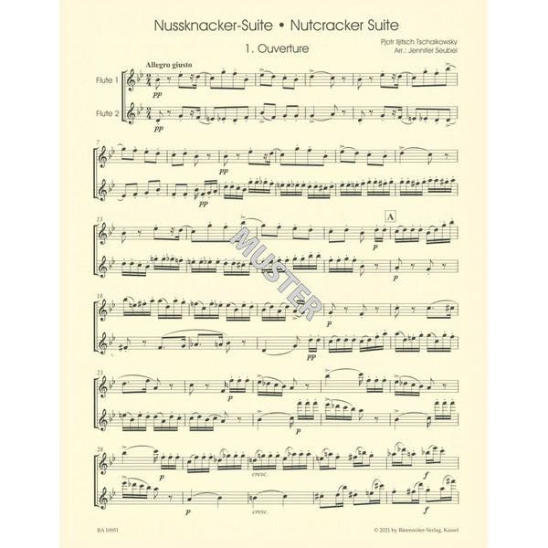 Brenreiter Nussknacker-Suite 2 Flutes