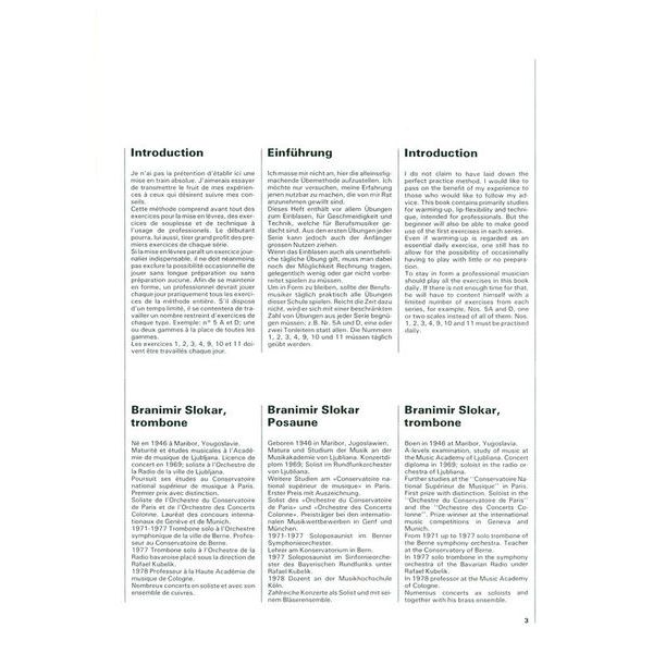 Editions Bim Warm Ups & Technical Trombone