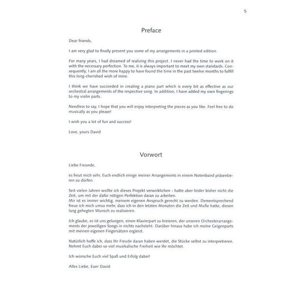 Schott David Garrett Best Of Violin