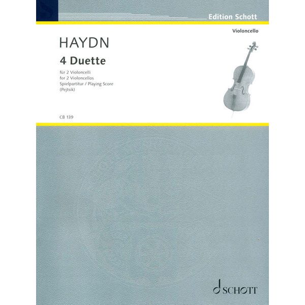 Schott Haydn 4 Duette Violoncello